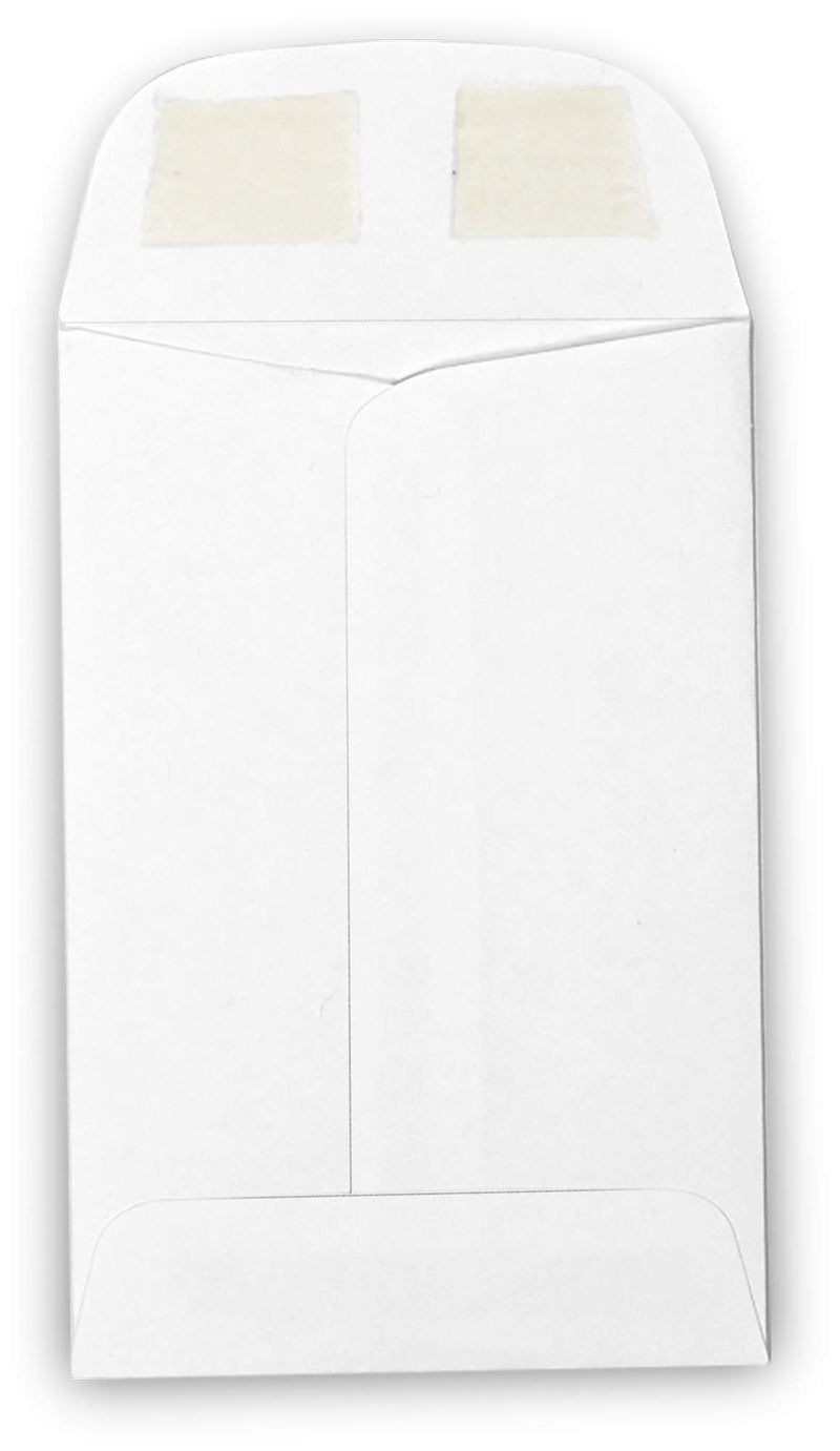 GUARDIAN 500 Guardian #4 Paper Coin Envelopes - Blank Small Envelopes for Coins, Receipts, Stamps, Small Parts Storage, & More â€“ 3" x 4-1/2" Cash Envelopes â€“ Gummed Flap Gift Card Holder Envelopes - Image 2